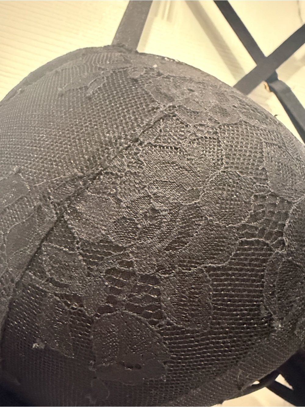 Black Victorias Secret Lace Push-Up Bra with Strappy Back Bombshell - Picture 6 of 6